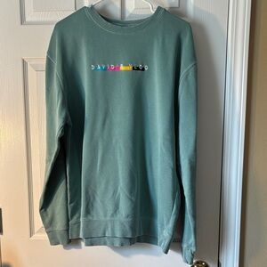 Mint Green David’s Vlog Sweatshirt – Cozy, Comfy & Streetwear Ready!